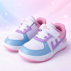 Myau Kids Sneakers, Colourful Design, Lightweight, Durable for Everyday Wear 3 to 8 Years Kids