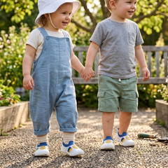 Myau Baby Boys & Girls Soft Knit Slip-On Shoes | Lightweight Anti-Slip Sole | Breathable Comfortable First Walker Shoes (6 Months–3 Years)