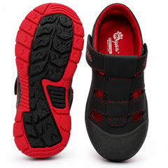 Myau Kids Sport Sandals for Boys & Girls | Lightweight Outdoor Walking Shoes | Breathable Cut-Out Design | Hook & Loop Strap Casual Sneakers