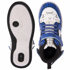 Myau Hook & Loop Running Shoes For Boys & Girls Blue