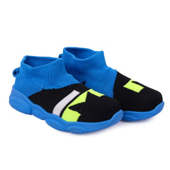 Myau Teddy-02 Sky Slip on Casual Boots For Boys & Girls