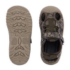 Myau Scott Breathable Sandals for Comfort and Style For Boys & Girls (Green Cameo)