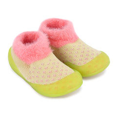 Myau Joy 1 Fur Running Shoes For Boys & Girls Yellow