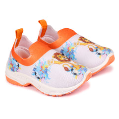 Myau Stretchable Knitted Upper Digital Printed Breathable Sweat Absorbent Fabric Shoes For Boys