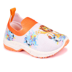 Myau Stretchable Knitted Upper Digital Printed Breathable Sweat Absorbent Fabric Shoes For Boys