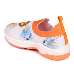 Myau Stretchable Knitted Upper Digital Printed Breathable Sweat Absorbent Fabric Shoes For Boys