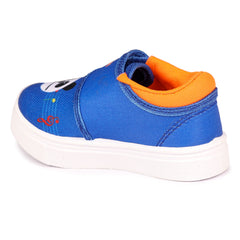 Myau Stay Stylish and Comfortable Blue Panda Print Fabric Shoes For Boys & Girls