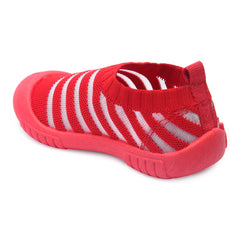 Myau Kity 02 Slip on Casual Shoes For Boys & Girls (Red)