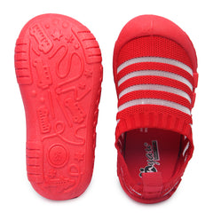 Myau Kity 02 Slip on Casual Shoes For Boys & Girls (Red)