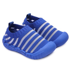 Myau Kity 02 Slip on Casual Shoes For Boys & Girls (Blue)