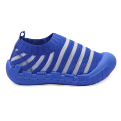 Myau Kity 02 Slip on Casual Shoes For Boys & Girls (Blue)