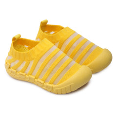 Myau Kity 02 Slip on Casual Shoes For Boys & Girls (Yellow)