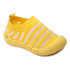 Myau Kity 02 Slip on Casual Shoes For Boys & Girls (Yellow)
