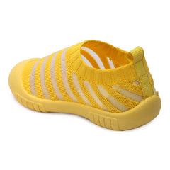 Myau Kity 02 Slip on Casual Shoes For Boys & Girls (Yellow)
