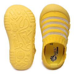Myau Kity 02 Slip on Casual Shoes For Boys & Girls (Yellow)