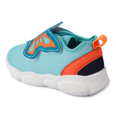Myau Girls' Butterfly Patch Hook & Loop Shoes - Stylish and Comfortable Footwear for Playtime and Everyday Adventures
