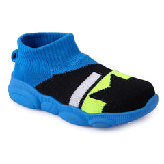 Myau Teddy-02 Sky Slip on Casual Boots For Boys & Girls