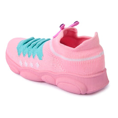 Myau Katty Slip on Casual Boots For Boys & Girls (Pink)