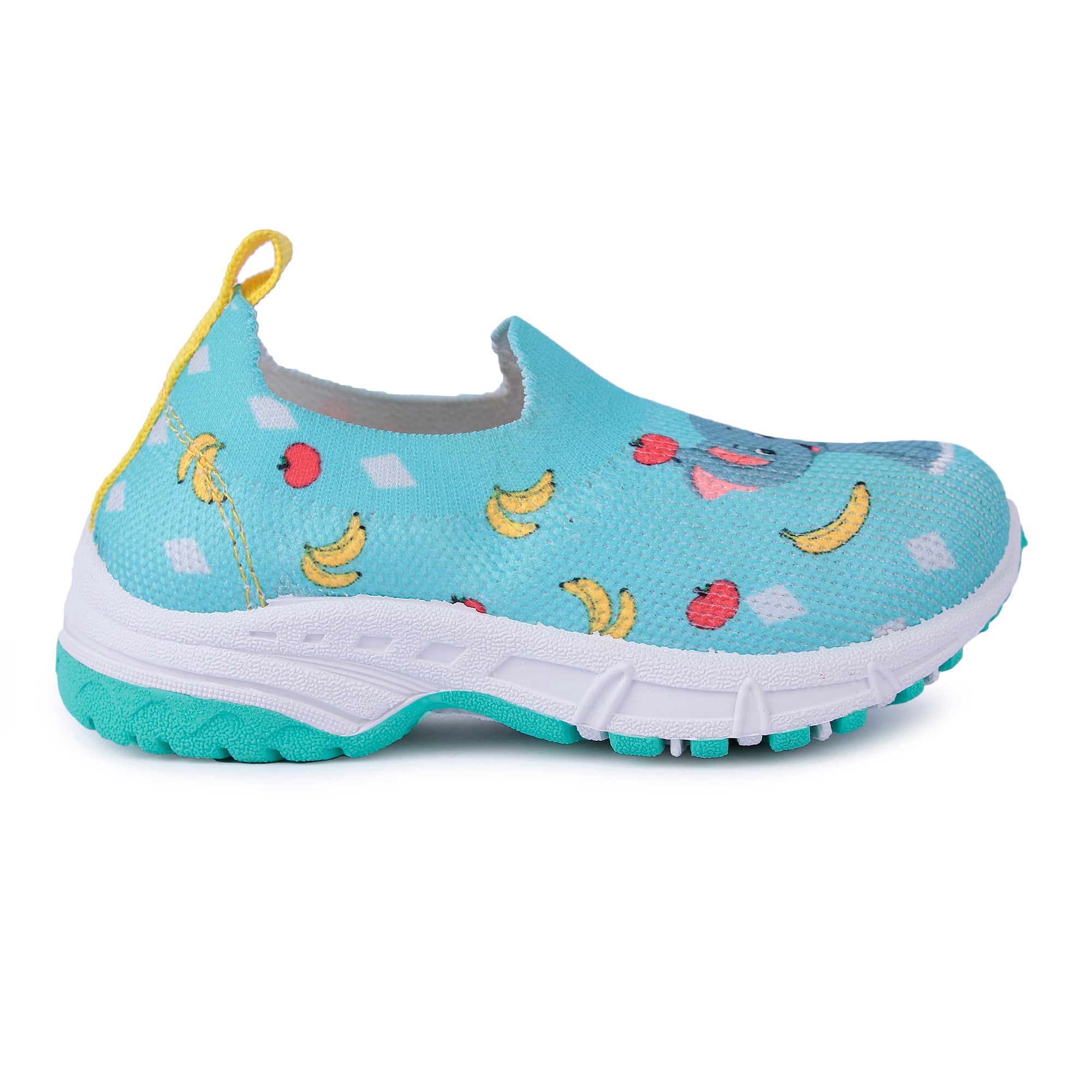 Myau Stretchable Knitted Upper Digital Printed Breathable Sweat Absorbent Fabric Sport Shoes for girls & Boys