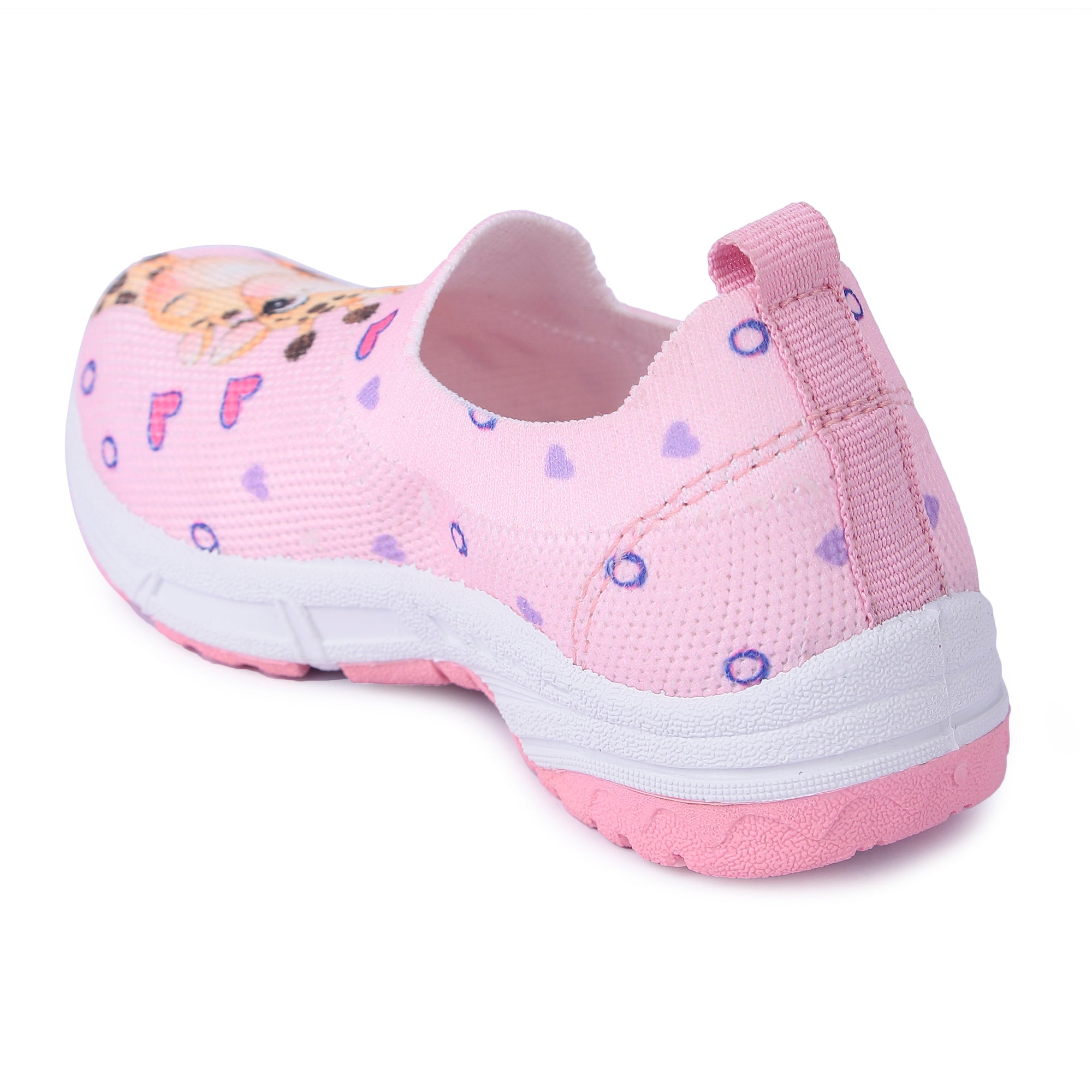 Myau Stretchable Knitted Upper Digital Printed Breathable Sweat Absorbent Fabric Sport Shoes for girls