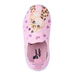 Myau Stretchable Knitted Upper Digital Printed Breathable Sweat Absorbent Fabric Sport Shoes for girls