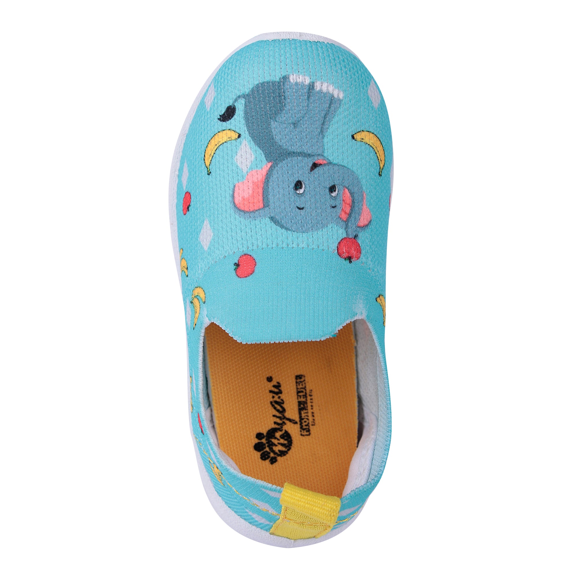 Myau Stretchable Knitted Upper Digital Printed Breathable Sweat Absorbent Fabric Sport Shoes for girls & Boys