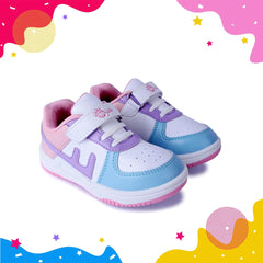 Myau Kids Sneakers, Colourful Design, Lightweight, Durable for Everyday Wear 3 to 8 Years Kids