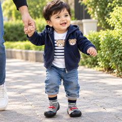 Myau Joy-5 Navy Running Shoes For Boys