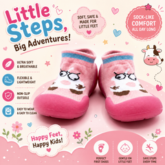 Myau Joy-4 Pink Running Shoes For Girls
