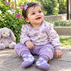 Myau Joy-5 Purple Running Shoes For Girls