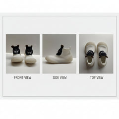 Myau Joy 3 White Bear Running Shoes For Boys & Girls