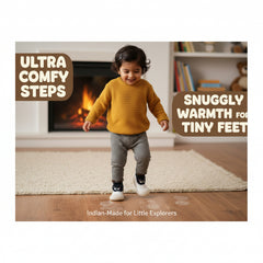 Myau Joy 3 White Bear Running Shoes For Boys & Girls