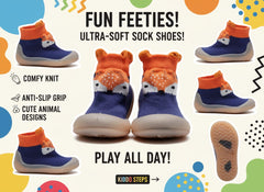 Myau Joy 3 Blue/Orange Running Shoes For Boys & Girls