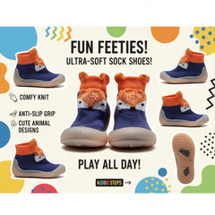 Myau Joy 3 Blue/Orange Running Shoes For Boys & Girls