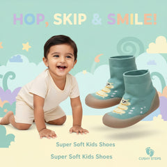 Myau Joy 3 Green Running Shoes For Boys & Girls