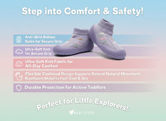 Myau Joy 3 Purple Running Shoes For Boys & Girls