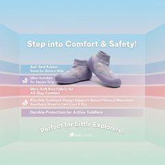 Myau Joy 3 Purple Running Shoes For Boys & Girls