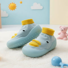Myau Joy 3 Sea Green/Yellow Running Shoes For Boys & Girls