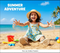 Myau Scott Breathable Sandals for Comfort and Style For Boys & Girls (Beige)