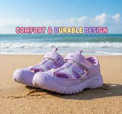 Myau Ryan Breathable Sandals for Comfort and Style For Girls (Purple)