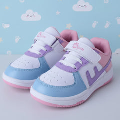 Myau Kids Sneakers, Colourful Design, Lightweight, Durable for Everyday Wear 3 to 8 Years Kids