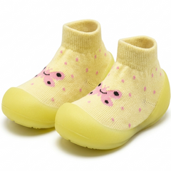 Myau Joy-4 Yellow Running Shoes For Girls