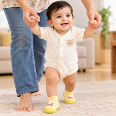 Myau Joy-4 Yellow Running Shoes For Girls