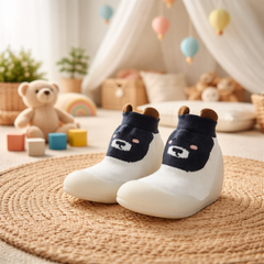 Myau Joy 3 White Bear Running Shoes For Boys & Girls