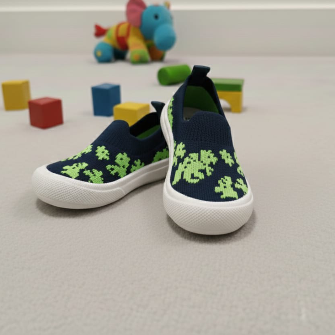 Myau Dino– Seamless Knitted Design for Maximum Comfort