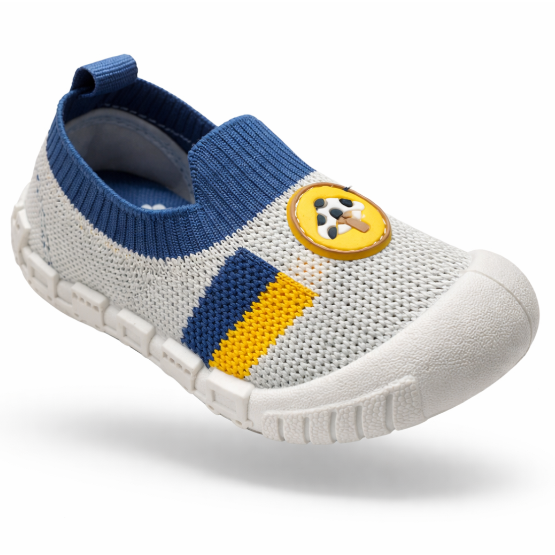 Myau Baby Boys & Girls Soft Knit Slip-On Shoes | Lightweight Anti-Slip Sole | Breathable Comfortable First Walker Shoes (6 Months–3 Years)
