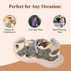 Myau Scott Breathable Sandals for Comfort and Style For Boys & Girls (Beige)