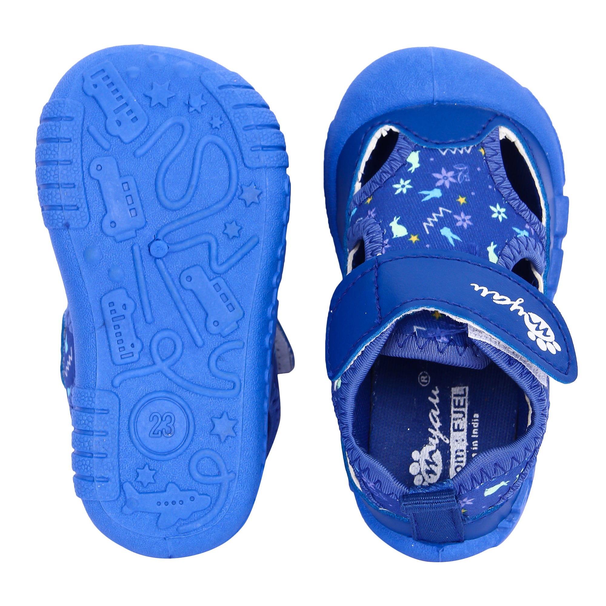 Myau Kity 03 Hook & Loop  For Boys & Girls (Blue)