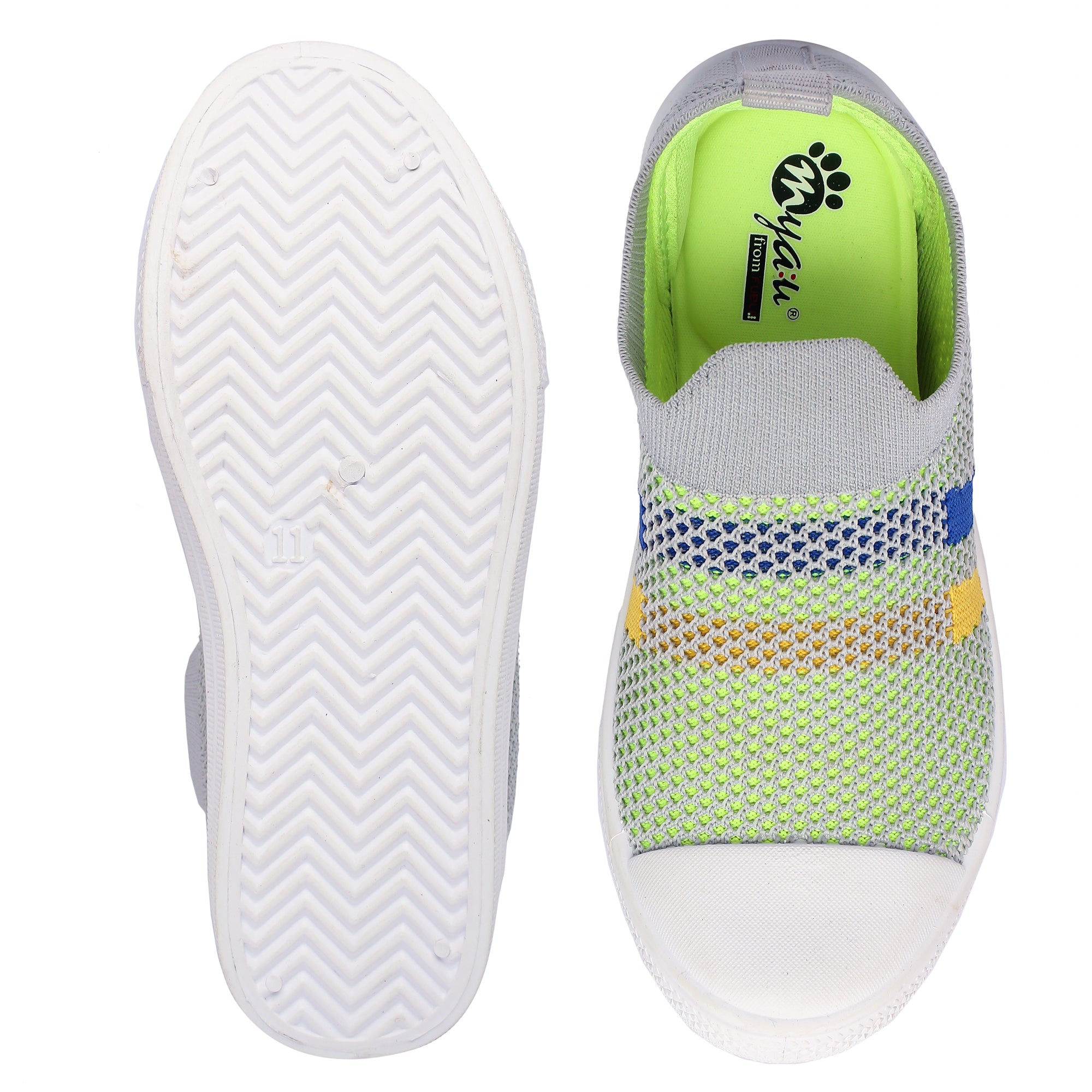 Myau Boys & Girls Slip on Walking Shoes