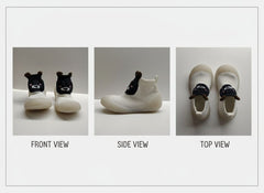 Myau Joy 3 White Bear Running Shoes For Boys & Girls